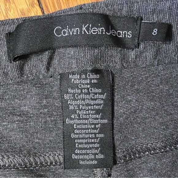 Calvin klein‎ Jeans Gray Heather Knit Skinny Pants - Picture 4 of 6